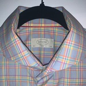 Eton dress shirt size 15.5 slim fit